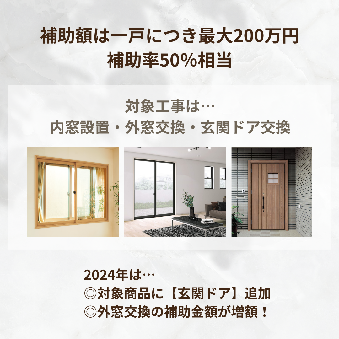 先進的窓リノベ2024🏠八鹿アルミは申請登録事業者です🤝✨ 八鹿アルミ 福知山店のイベントキャンペーン 写真2