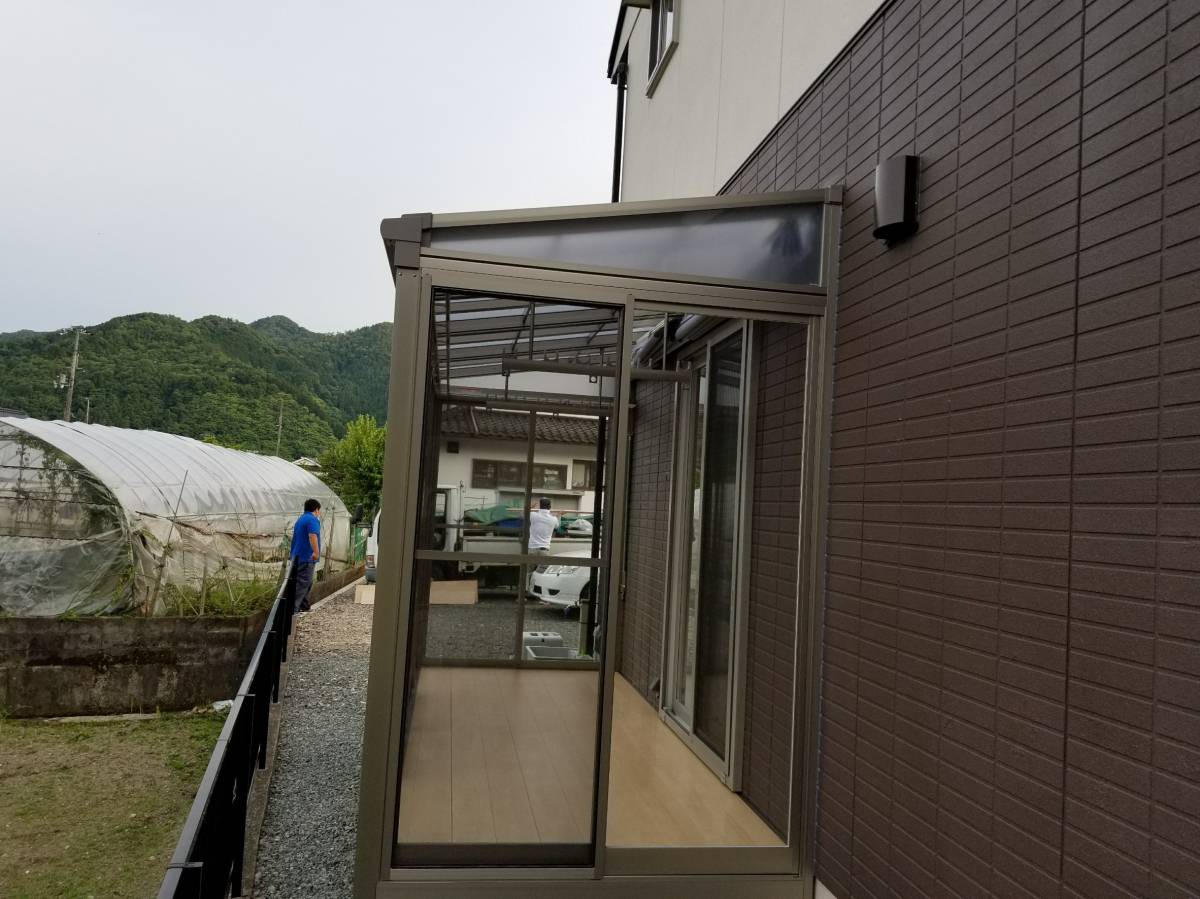 八鹿アルミ 福知山店の雨の日でも過ごしやすく☔の施工後の写真2