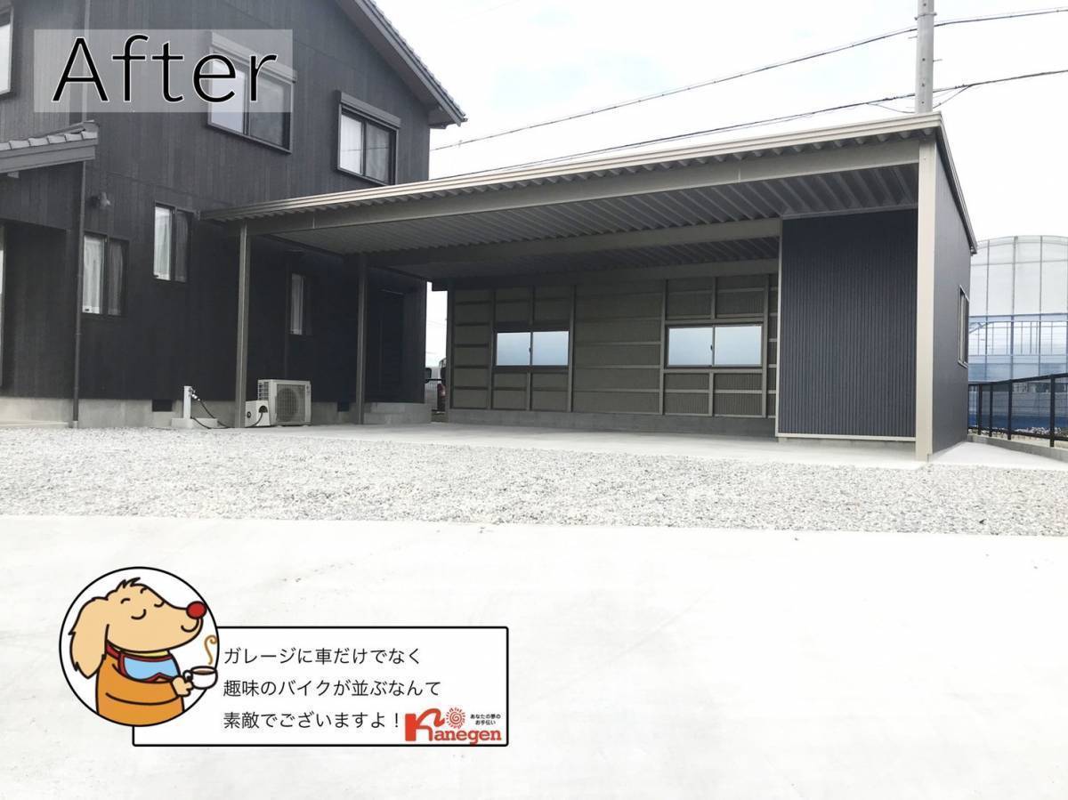 金源 田原店のガレージ　取付工事　の施工後の写真1