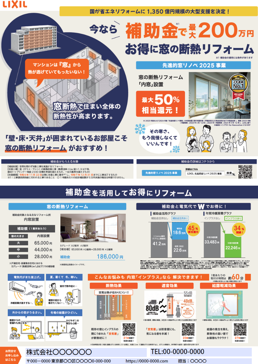 マンションは『窓』から熱が逃げる サンウインドのイベントキャンペーン 写真1