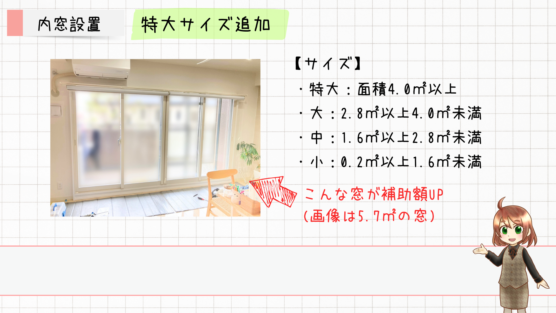 サンウインドの補助金で内窓を、内窓で光熱費対策を！の施工事例詳細写真3