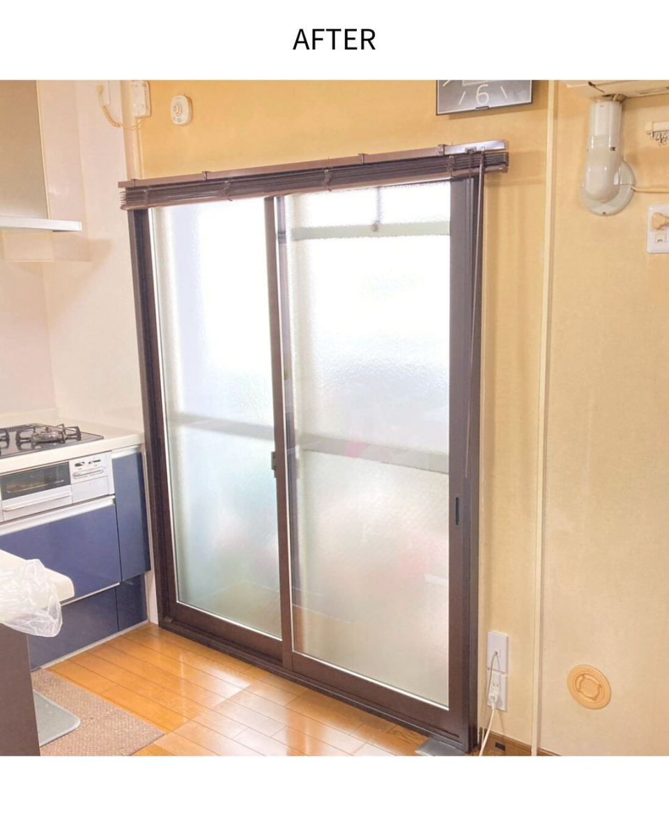 サンウインドのどうしても窓の断熱をしたかった結果...の施工後の写真1