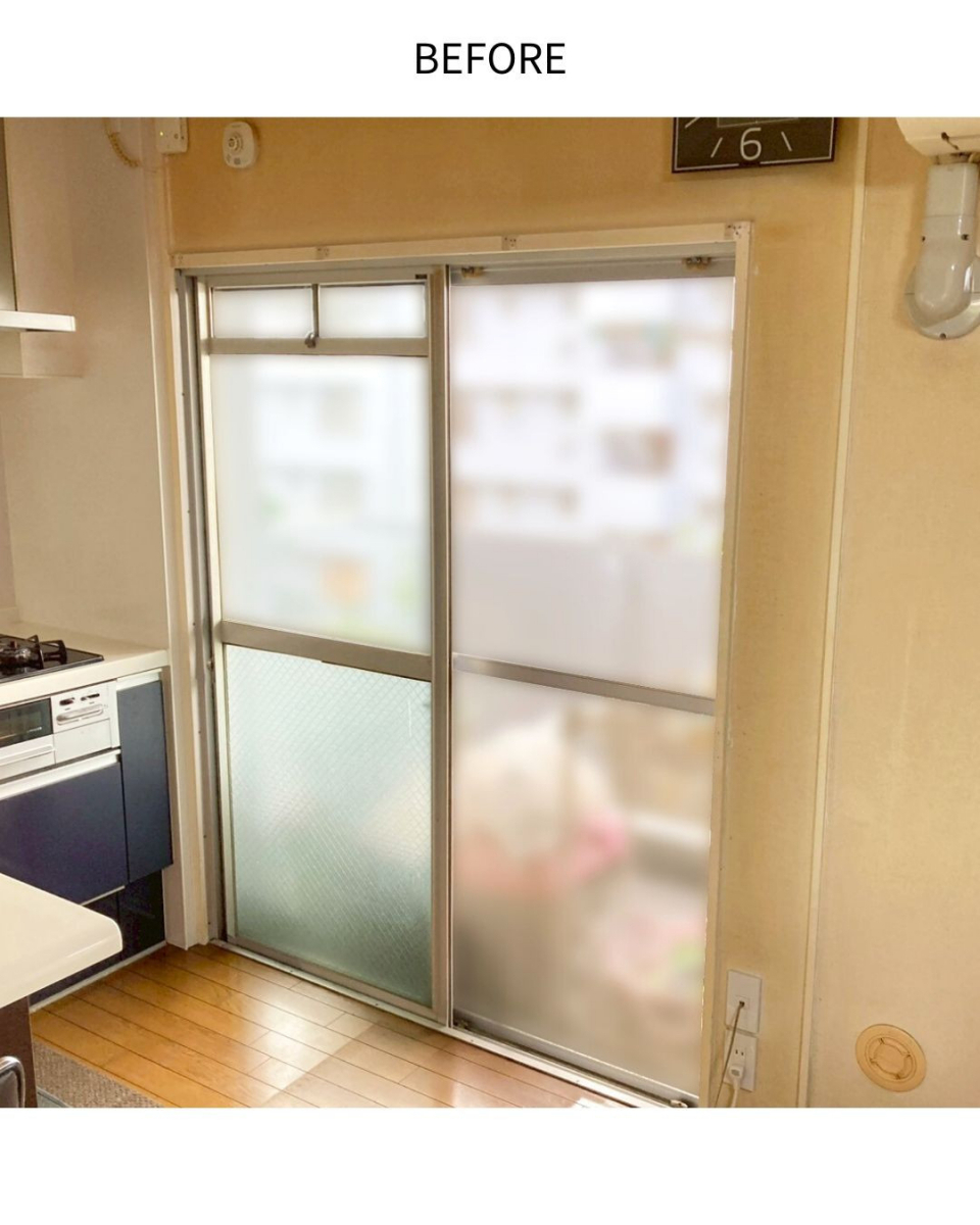 サンウインドのどうしても窓の断熱をしたかった結果...の施工前の写真1