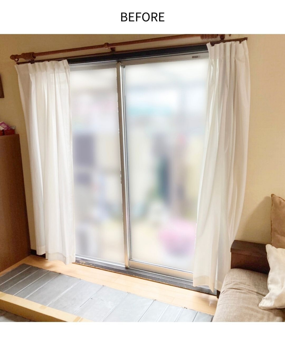 サンウインドの全ての窓を二重にすると...の施工前の写真1