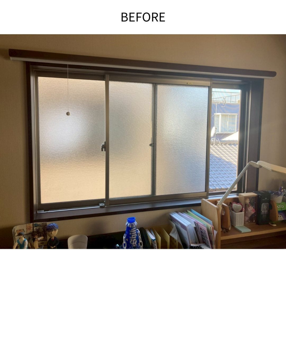 サンウインドのさむ～い和室、雰囲気を壊さずに内窓設置！①の施工前の写真1