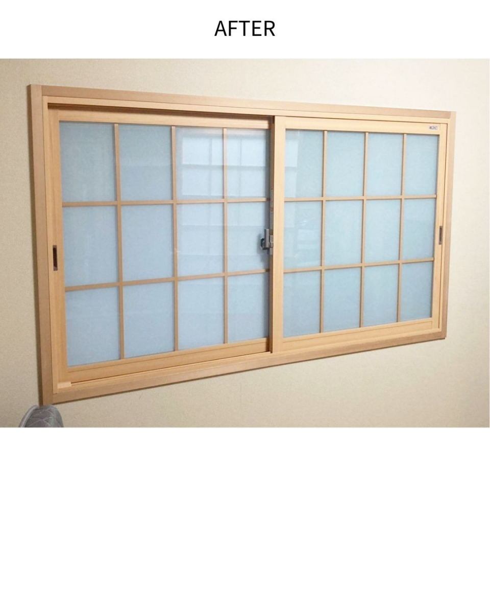 サンウインドのさむ～い和室、雰囲気を壊さずに内窓設置！③の施工後の写真1