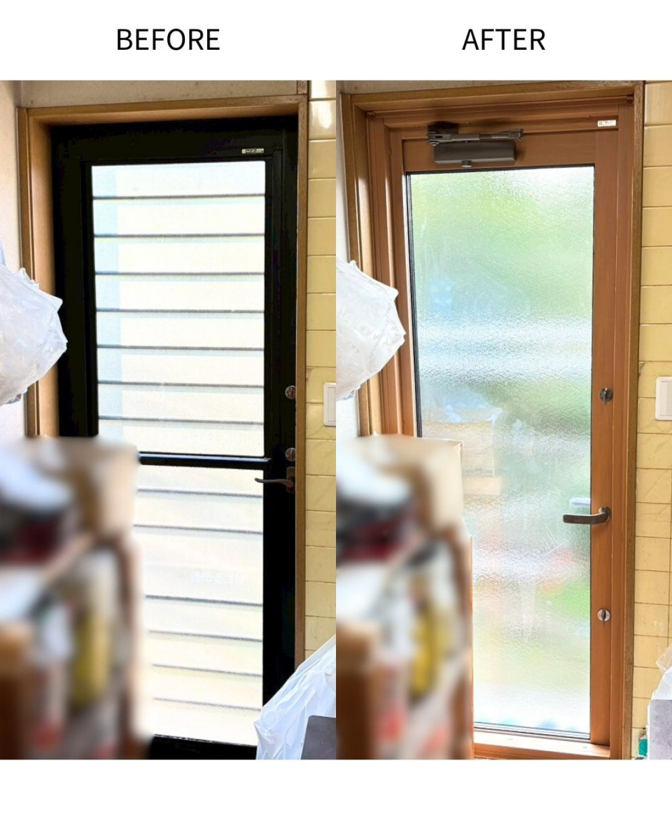 サンウインドの寒い台所とはサヨウナラ👋勝手口もリシェント！の施工後の写真2