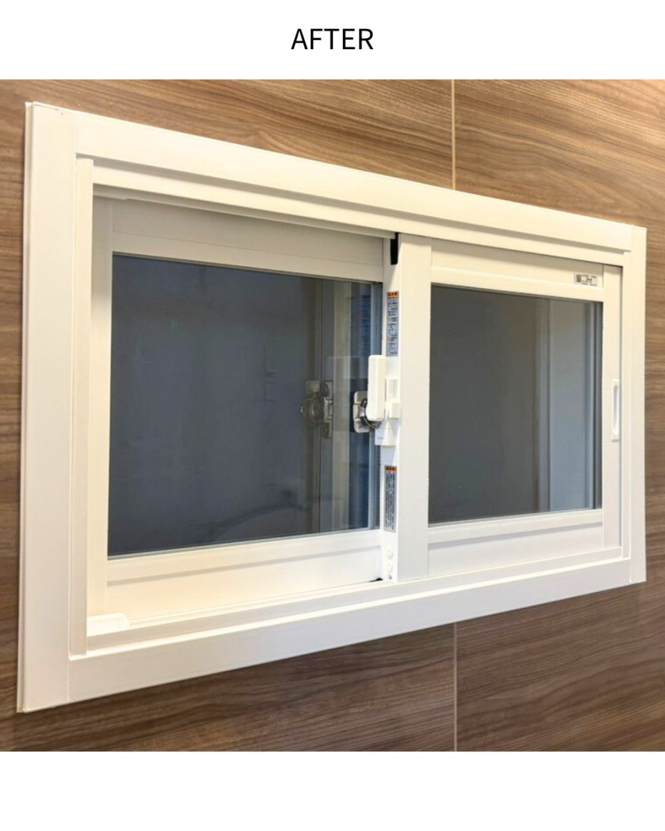 サンウインドの寒い浴室にこそインプラスの施工後の写真1