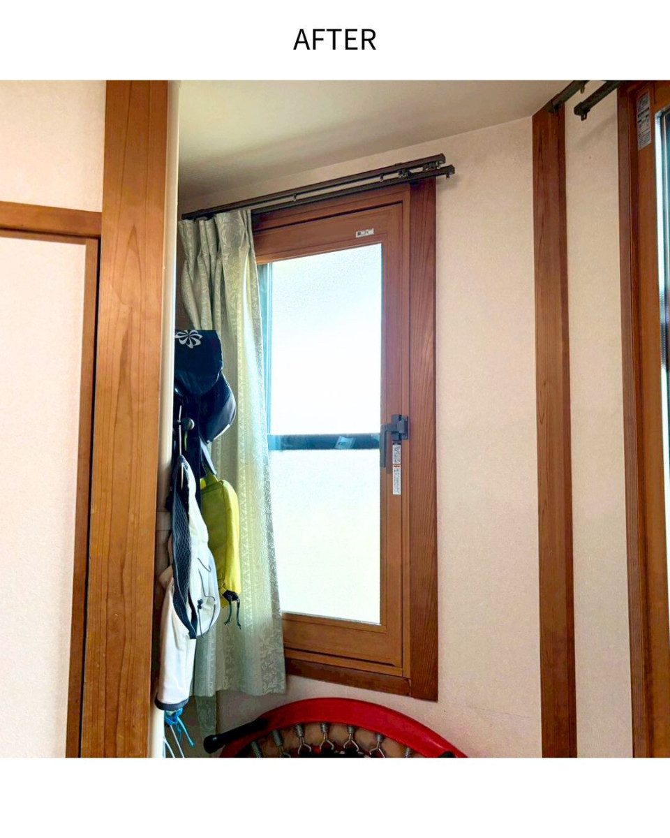 サンウインドの小窓がいっぱいあるお家🏠 ②の施工後の写真1