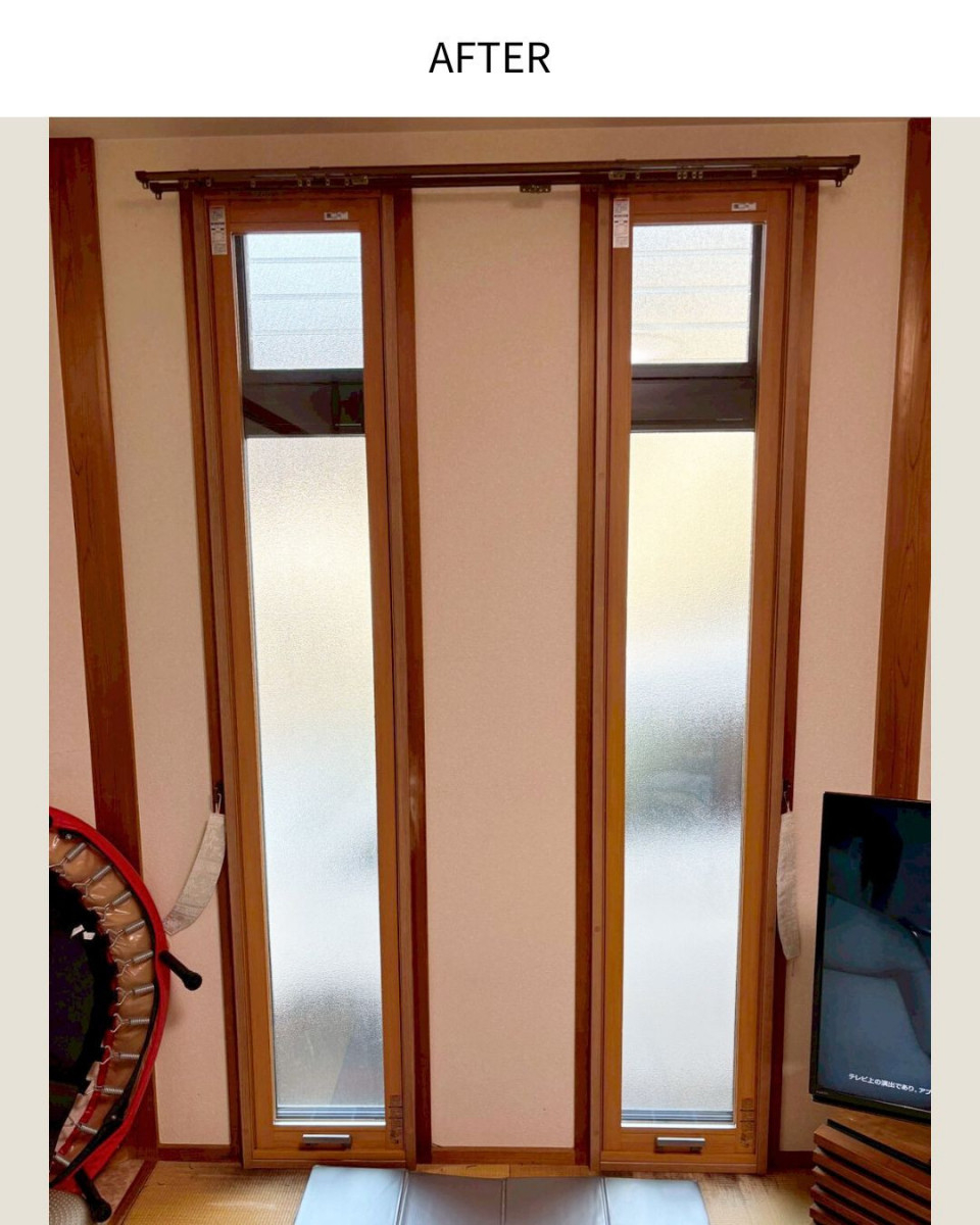 サンウインドの小窓がいっぱいあるお家🏠 ③の施工後の写真1