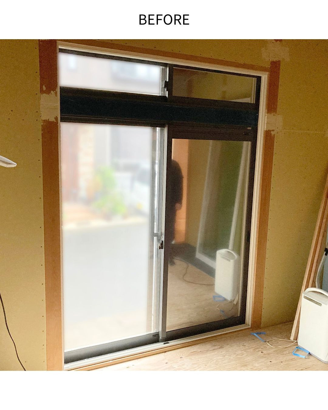 サンウインドの引っ越し先を断熱内窓で快適に！④の施工前の写真1
