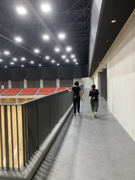 【雨の日でも快適♪】飯塚市総合体育館で室内ウオーキング 小林エコ建材のブログ 写真3