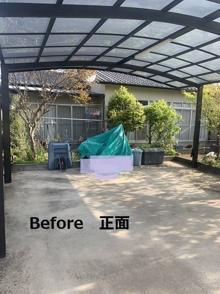 小林エコ建材の通りからの視線が気になりますの施工前の写真2