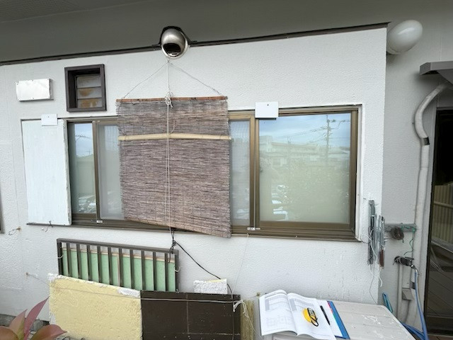 小林エコ建材のよしず、すだれとはもうさよなら！の施工前の写真1