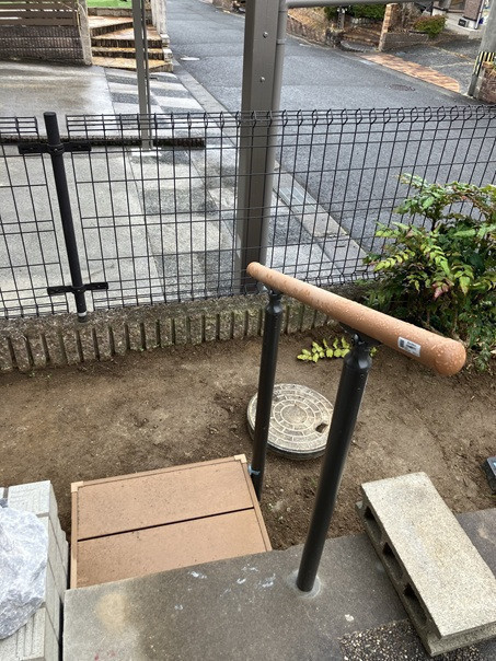 小林エコ建材の庭の段差を安心・快適にの施工後の写真2