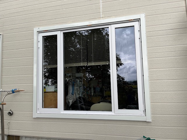 羽後トーヨー住器の樹脂サッシ交換の施工後の写真1