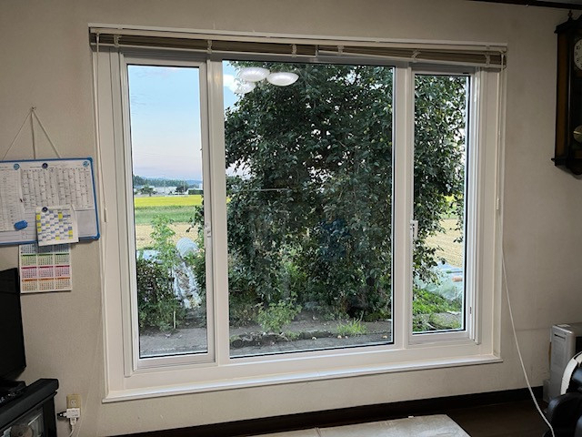 羽後トーヨー住器の樹脂サッシ交換の施工後の写真2