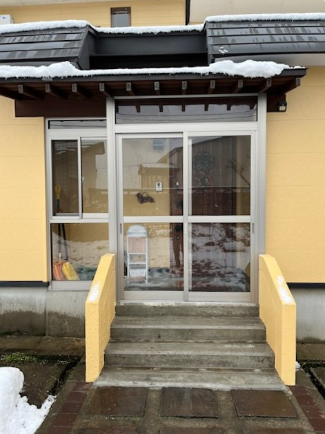 羽後トーヨー住器の風除室工事の施工後の写真3