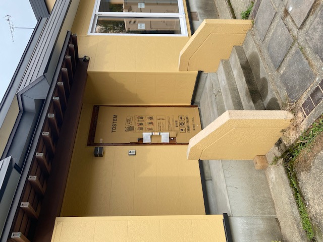 羽後トーヨー住器の風除室工事の施工前の写真1