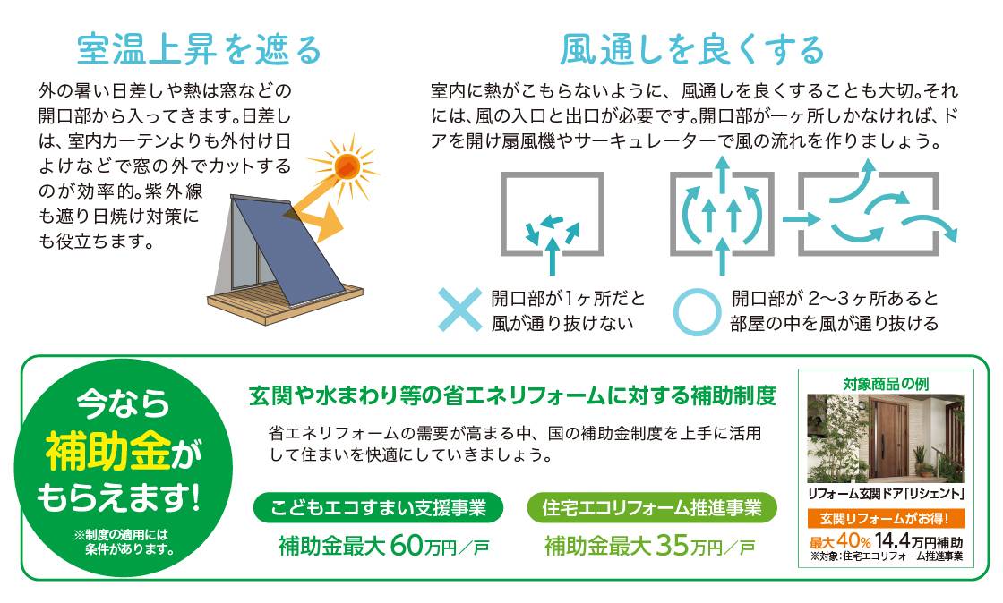 室内でも熱中症？知っておきたい住まいの暑さ対策 更埴トーヨー住器のイベントキャンペーン 写真3