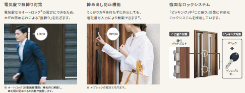 【防犯編1️⃣】泥棒は5分で諦める⁉ 玄関ドアの防犯対策！侵入窃盗を防ぐ3つのポイント！ 更埴トーヨー住器のブログ 写真7