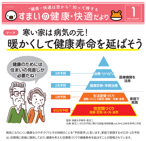 ⚠️ 室温18℃未満は危険信号 🪟 窓の断熱が、家族の健康寿命を左右します… 更埴トーヨー住器のイベントキャンペーン 写真1