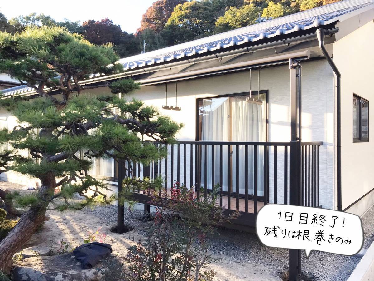 更埴トーヨー住器の新築に伴い、一階に洗濯干し場として屋根付きバルコニー設置のご希望(長野市)の施工前の写真2