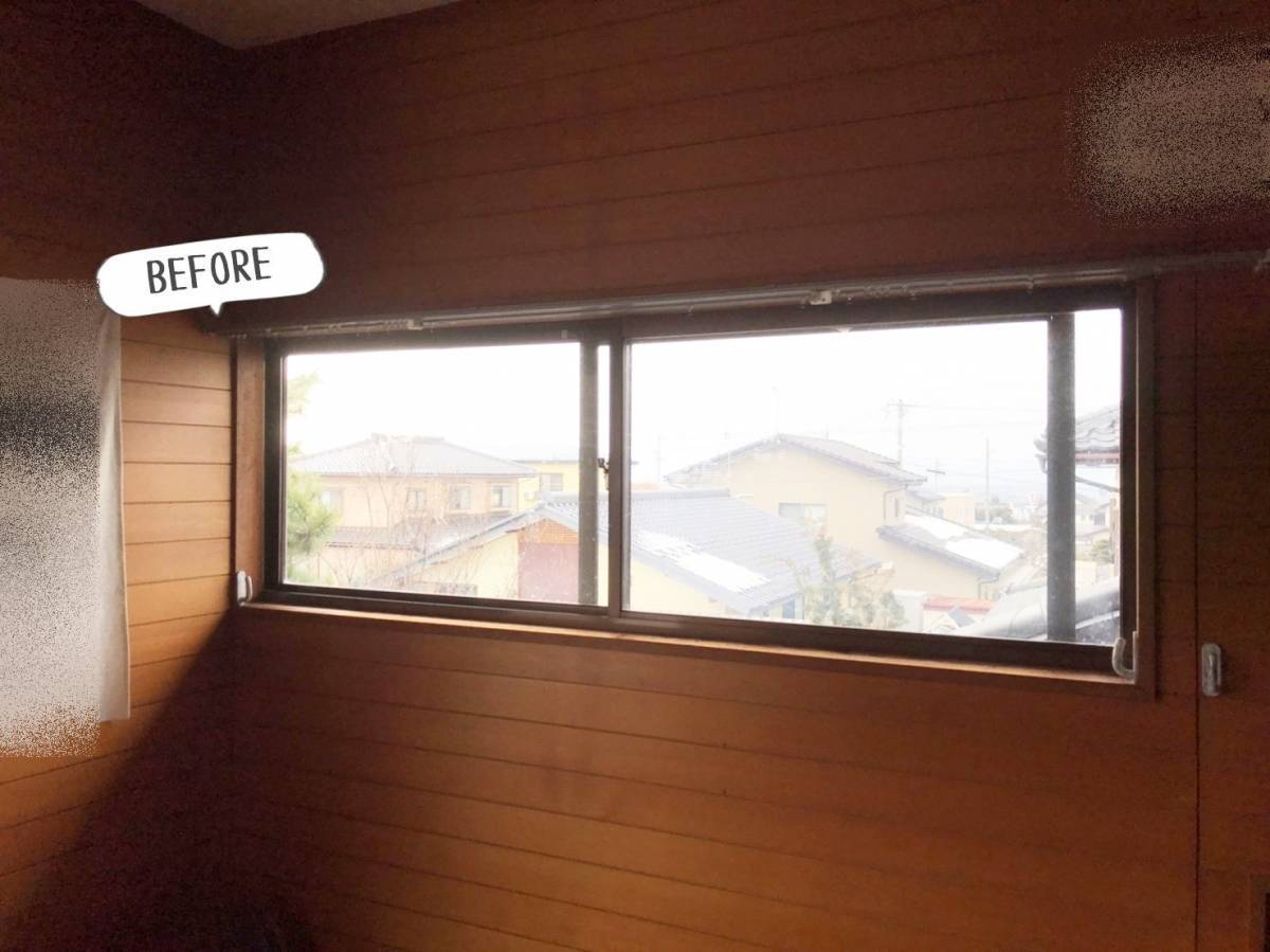 更埴トーヨー住器のサッシの結露が酷く…内窓の設置希望(須坂市)の施工前の写真1