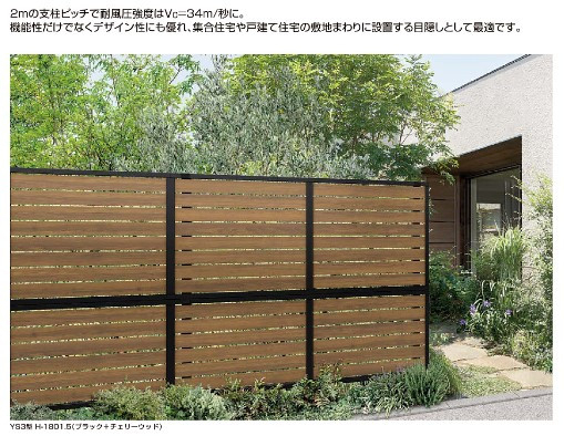 更埴トーヨー住器の目隠しのため(特に掃き出しサッシの前)にフェンスを施工したいとご相談(佐久市)の施工前の写真2