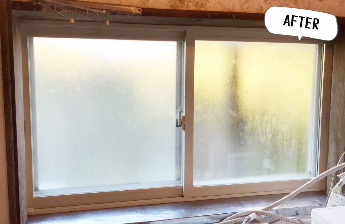 更埴トーヨー住器の窓が大きいので寒くて、北面なのでなおさら寒いとご相談(長野市)の施工後の写真1