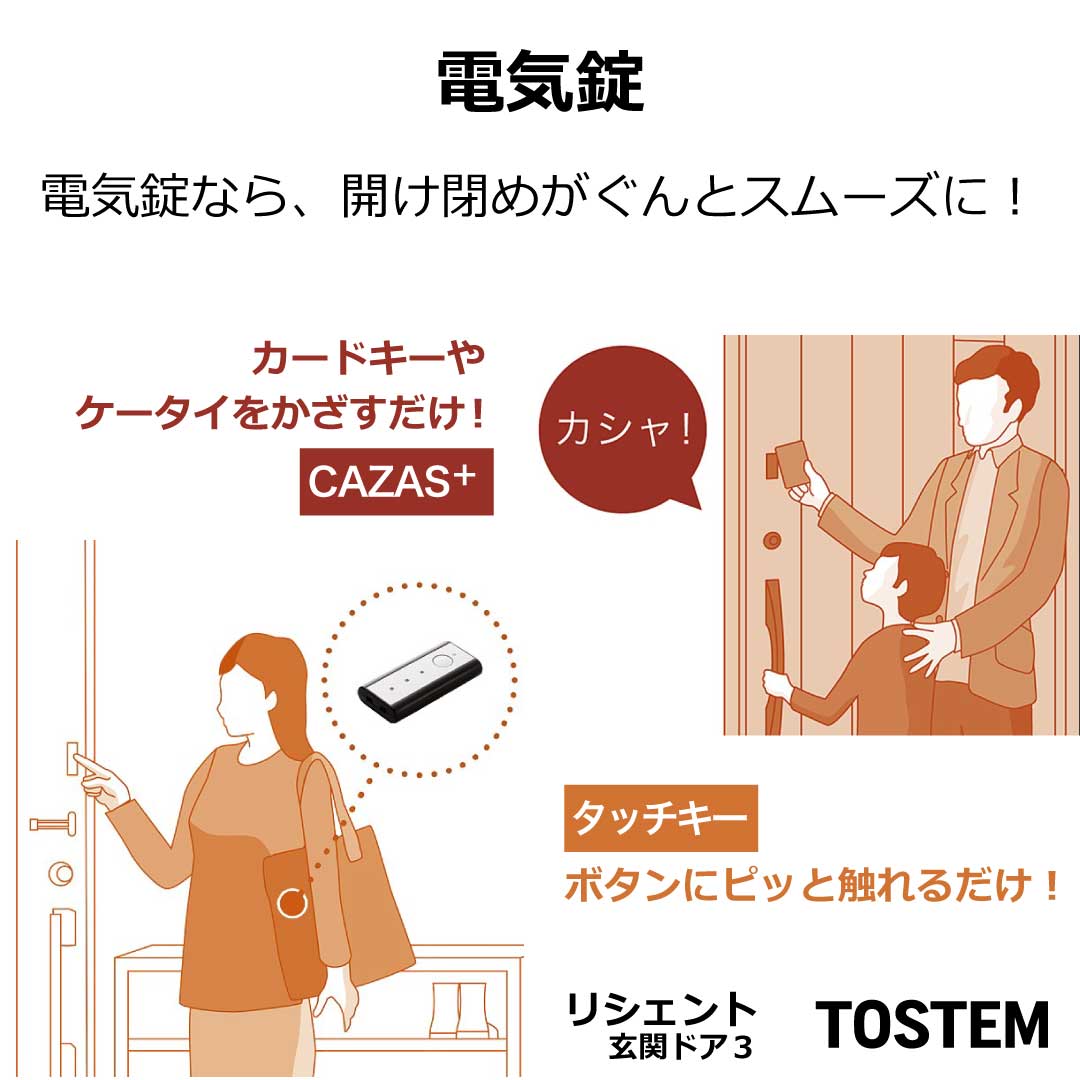 イソベトーヨー住器の山梨県甲斐市篠原 玄関ドアリフォームの施工例 たった1日でリフォームが完了しますの施工事例詳細写真2