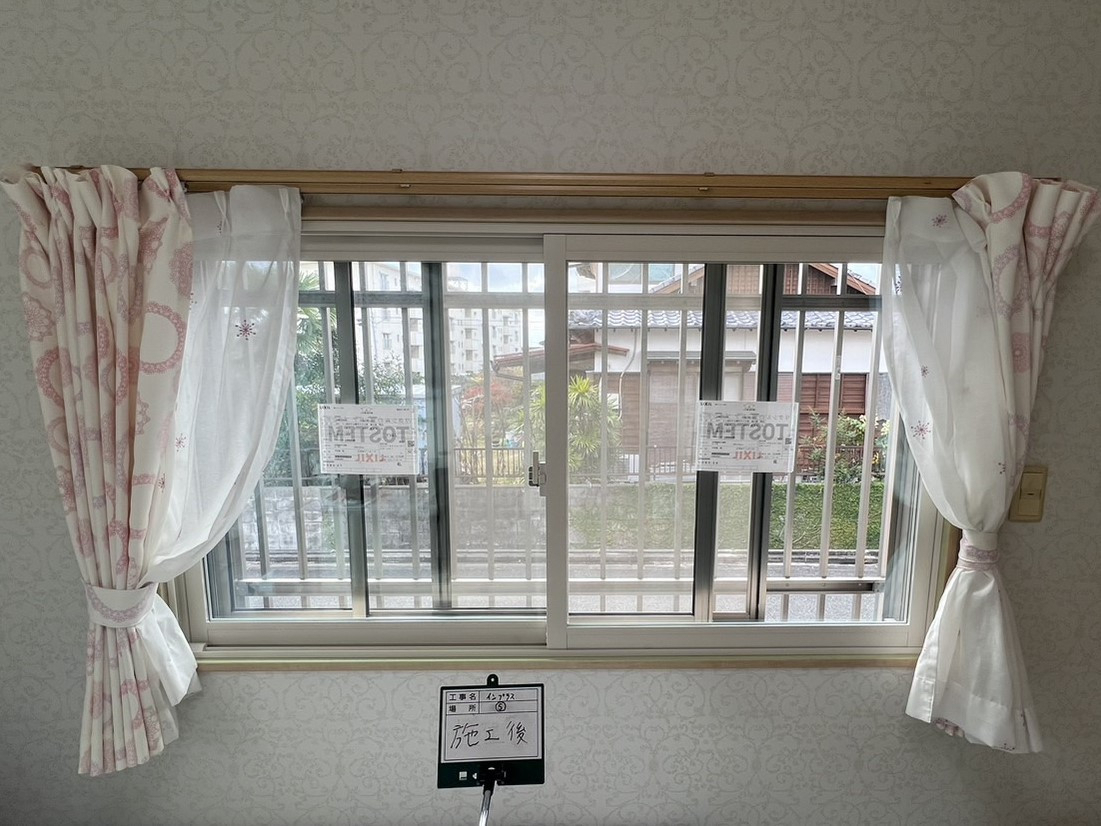 柳川サッシ販売の🎍　開けまして内窓　今年も宜しくインプラスの施工後の写真1