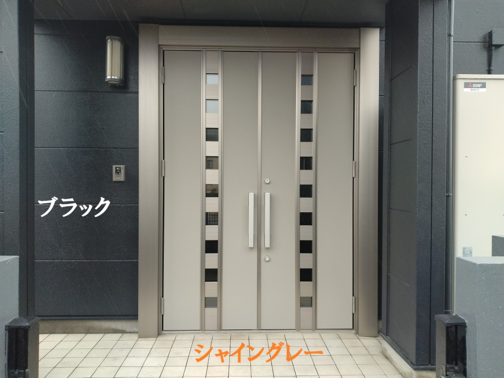 柳川サッシ販売の玄関ドア取替工事　カバー工法”リシェント”のお客さまの声の写真1
