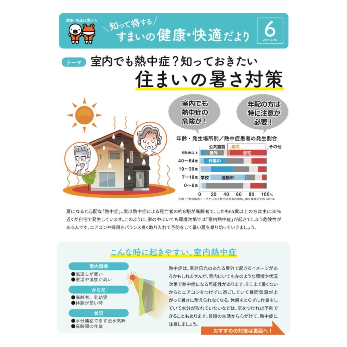 “健康・快適は窓から”知って得する すまいの健康・快適だより MITSUWA 西尾のイベントキャンペーン 写真1