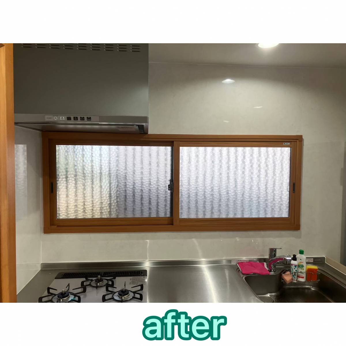 MITSUWA 西尾のキッチンをリフォームしたので内窓をつけたいの施工後の写真1