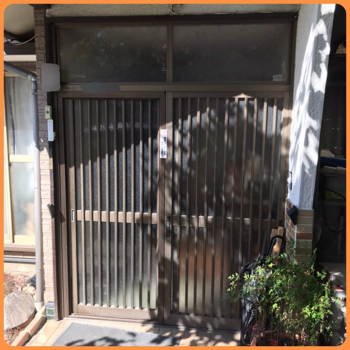 MITSUWA 西尾の玄関の開け閉めがしづらいの施工前の写真3