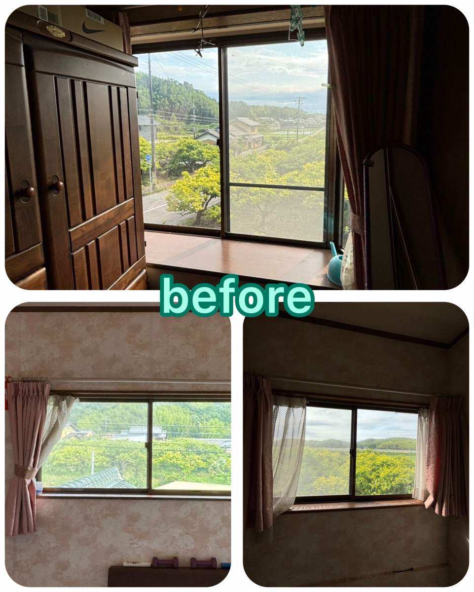 MITSUWA 西尾の内窓の取付けをさせていただきました。の施工前の写真1