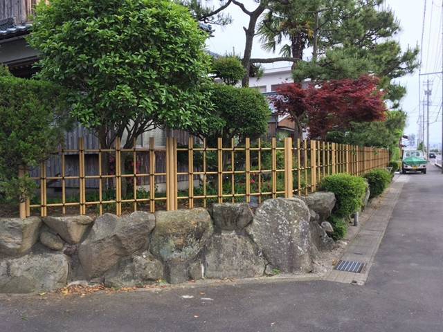 TERAMOTOの【施工例】竹垣フェンスの施工後の写真2