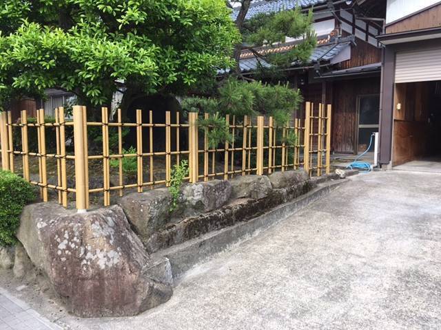 TERAMOTOの【施工例】竹垣フェンスの施工後の写真3