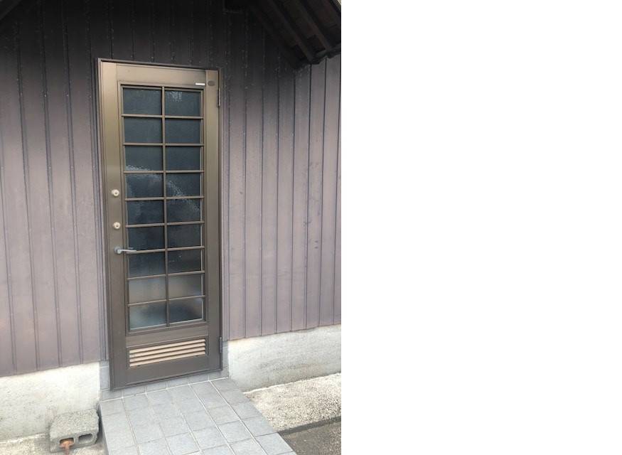TERAMOTOの【補助金対象】ドアを新しく入替ましたの施工前の写真1