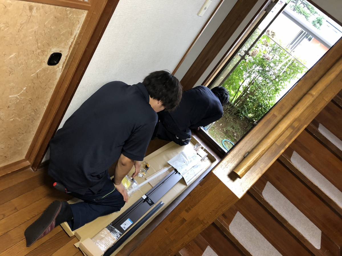 TERAMOTOの【施工例】ドアに収納網戸を施工させていただきました。の施工前の写真2