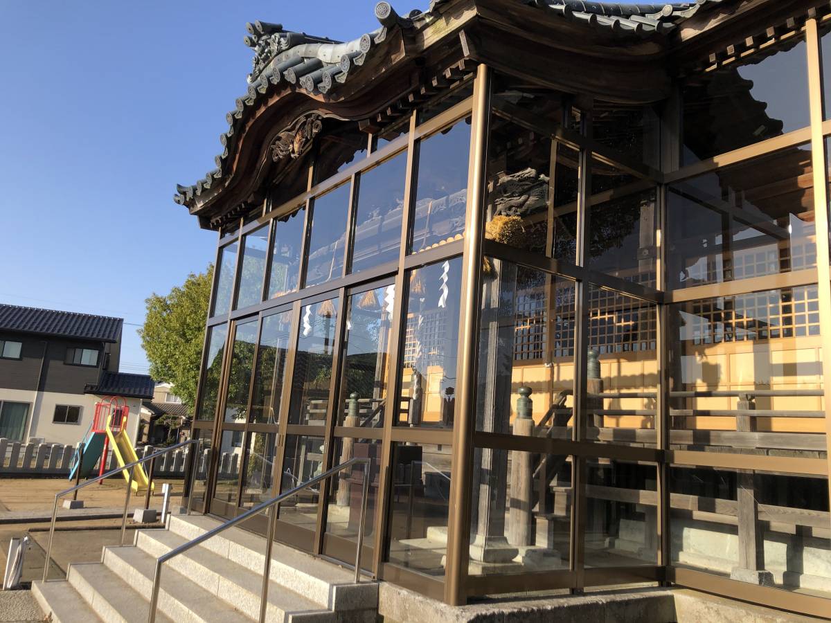 TERAMOTOの【施工例】神社のアルミ囲い工事を施工させていただきました。の施工後の写真3