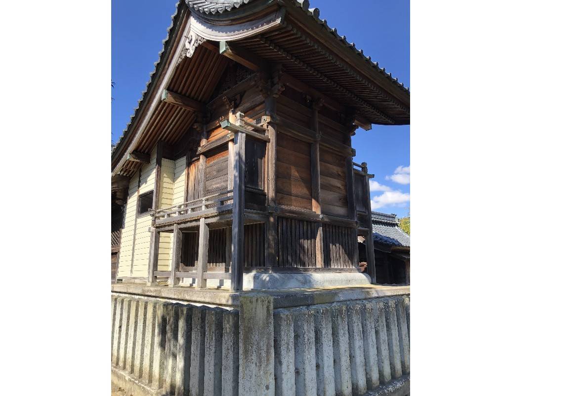 TERAMOTOの【施工例】神社のアルミ囲い工事を施工させていただきました。の施工前の写真1