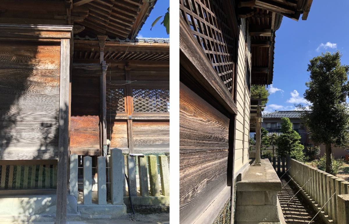 TERAMOTOの【施工例】神社のアルミ囲い工事を施工させていただきました。の施工前の写真3
