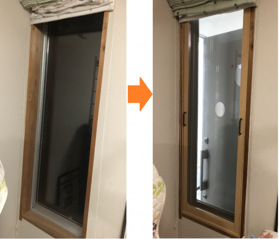 TERAMOTOの【施工例】FIX窓の内側にFIXタイプの内窓を取付しました。施工事例写真1