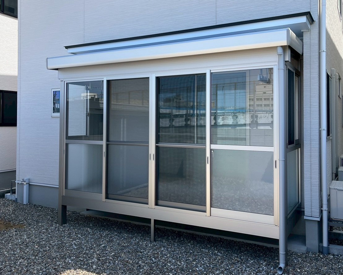 TERAMOTOの【サンルーム施工例】折板屋根のサンルームを施工させていただきました。の施工後の写真2