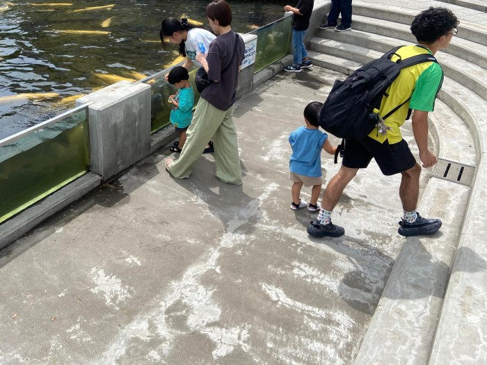 久しぶりの孫達とお出かけ！🚙🐟 コーホクトーヨー住器のブログ 写真2