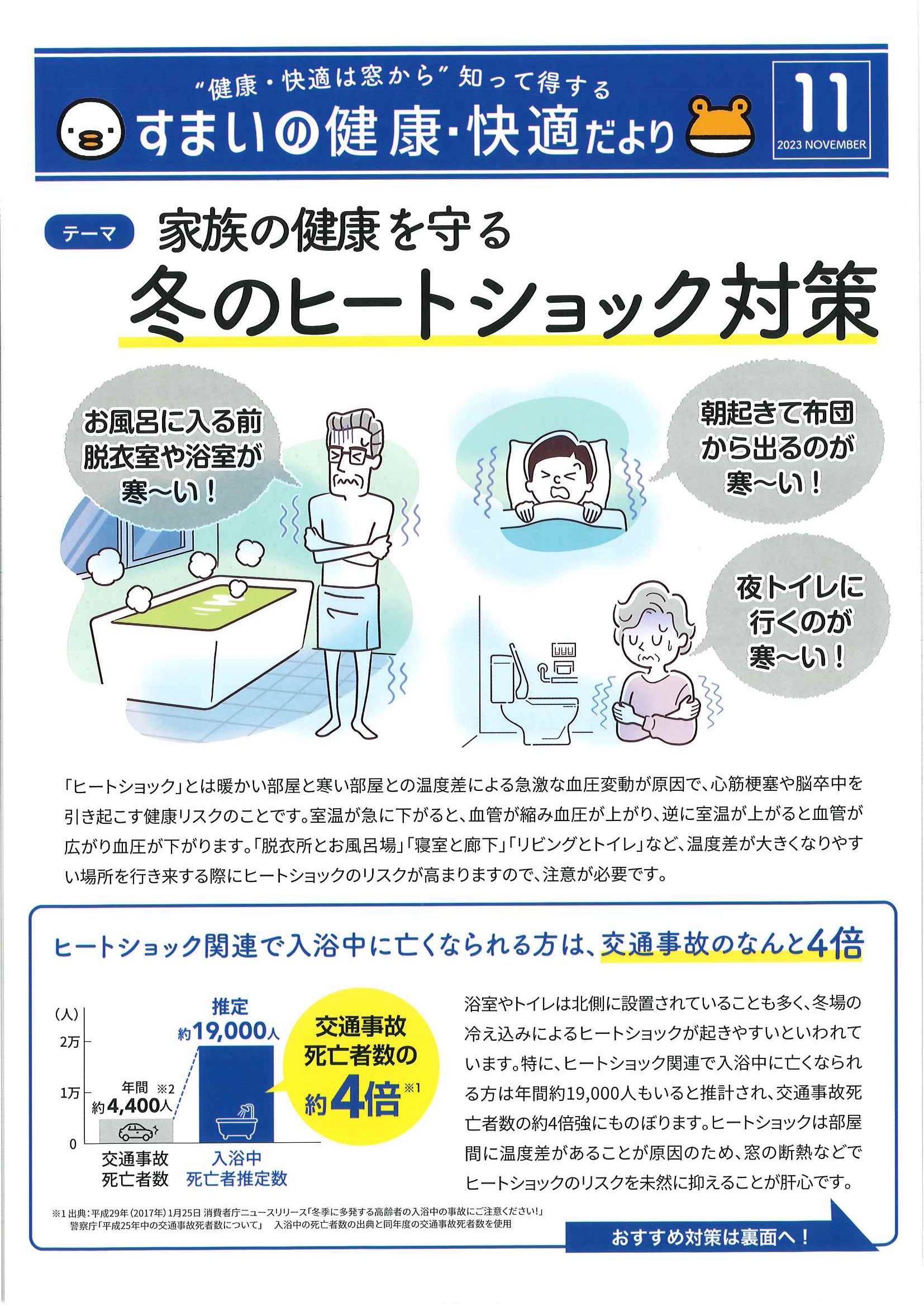 すまいの健康・快適だより11月号 ミネオトーヨー住器のイベントキャンペーン 写真1