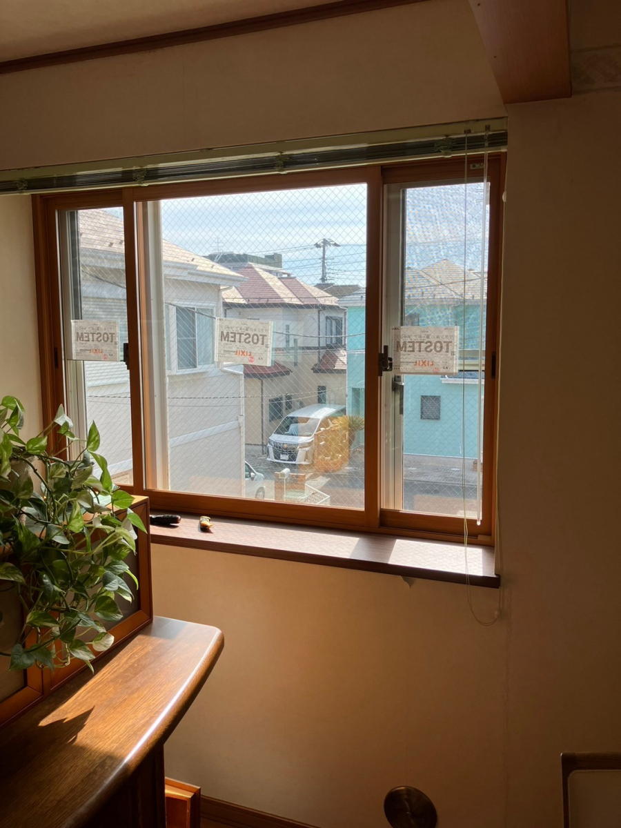 ミネオトーヨー住器の平塚市にて内窓設置10か所!ご依頼いただきましたの施工後の写真1