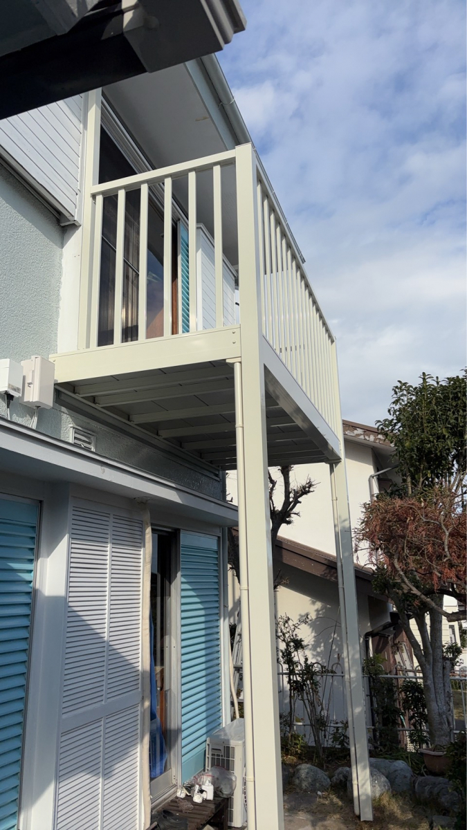 ミネオトーヨー住器の大磯町にてバルコニーをリニューアル！の施工後の写真2